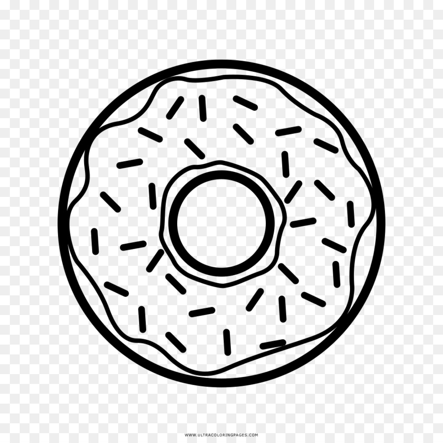 Donuts Malbuch, Zeichnung, Ausmalbild - Donut Einhorn