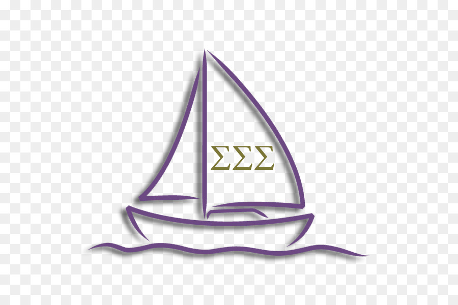 Sigma-Sigma-Sigma-Symbol Segelboot College - Symbol