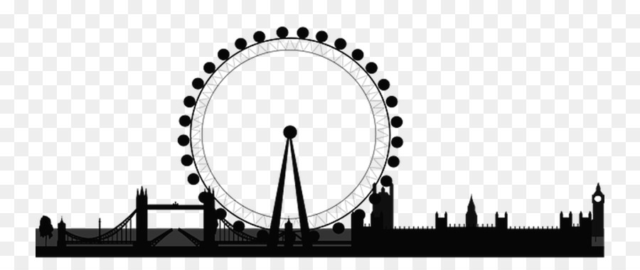 London Eye, la ruota Panoramica del parco di Divertimenti di Sterzo - londra gli occhi