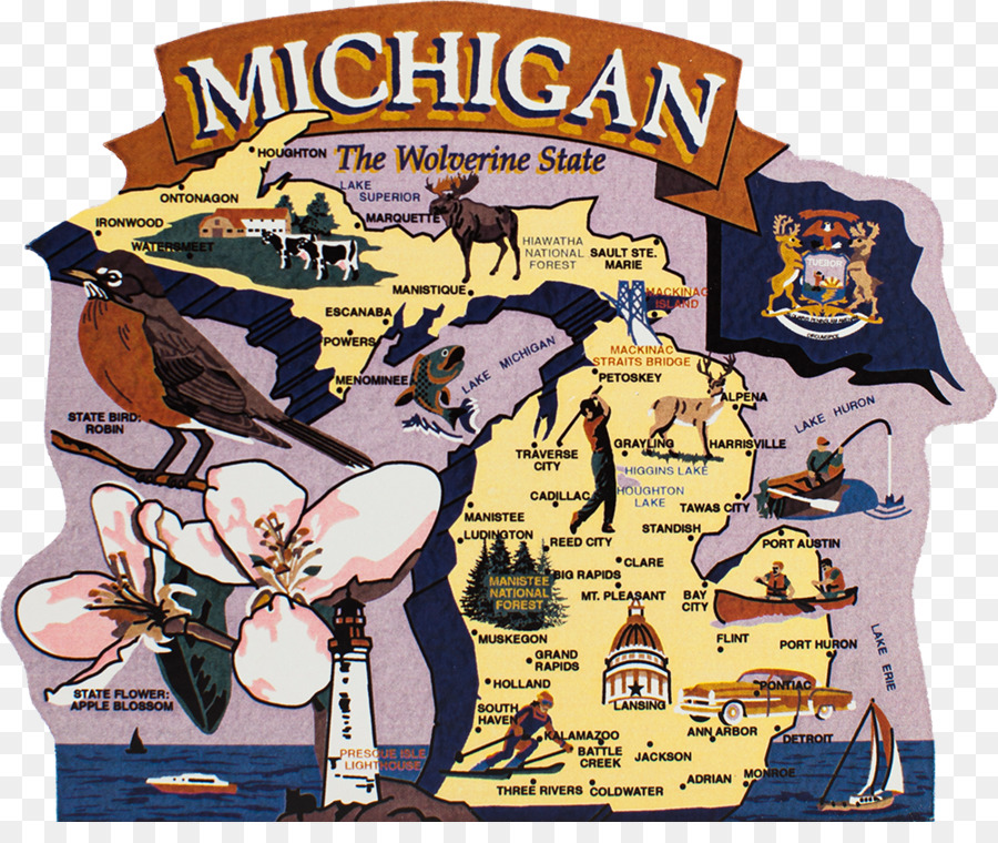 Truyện Tranh Michigan Nhân Vật Hoạt Hình, - nhà cửa bản đồ