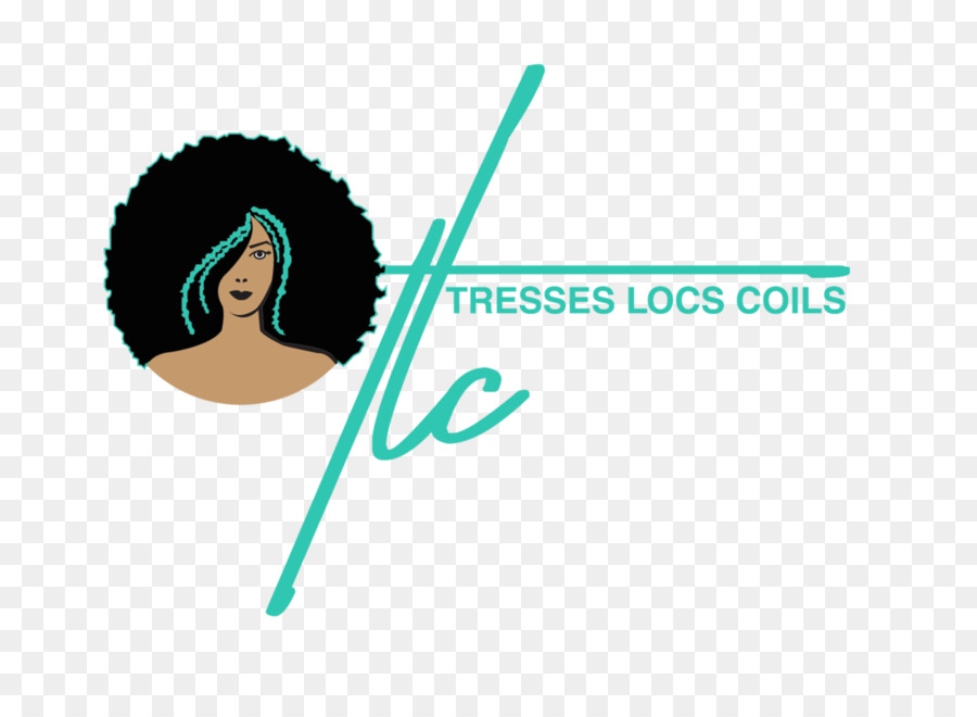 Flechte Afro-texturierte Haar-Logo - Haar