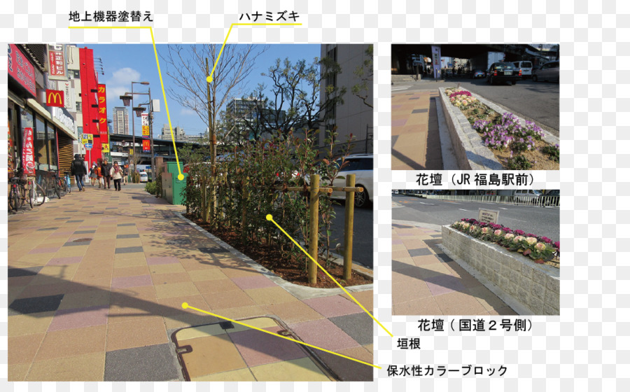 Transport-Asphalt Urban design Werbung - Osaka City