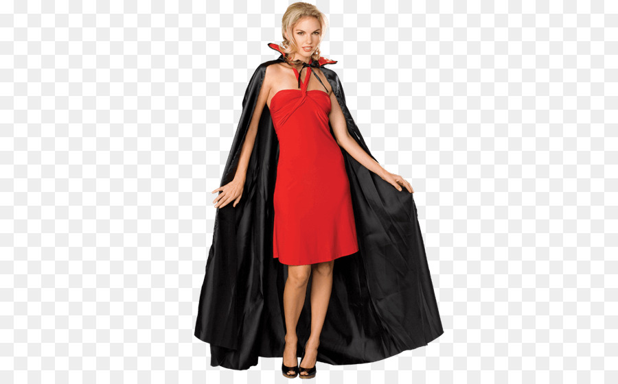 Costume di Halloween Mantello costume di Halloween del Capo - raso rosso