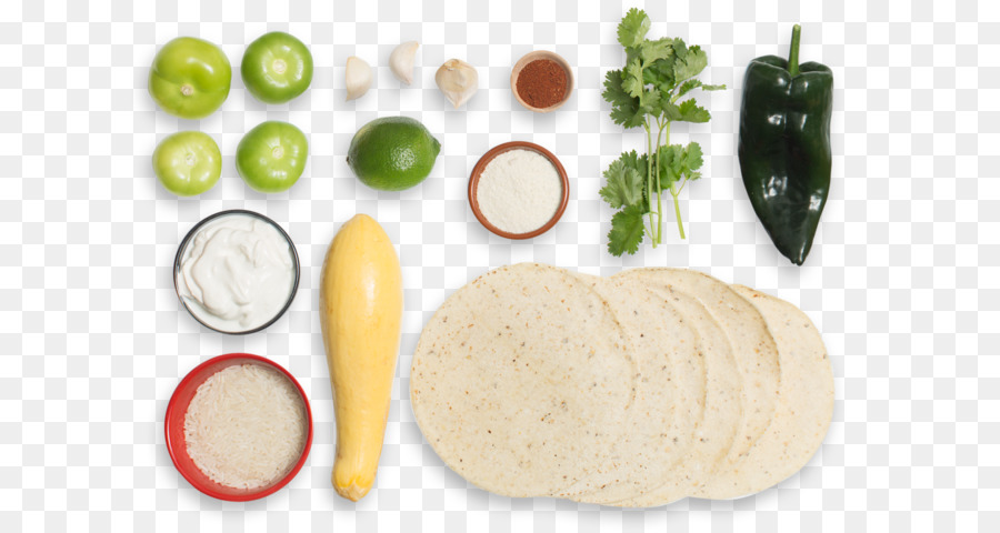 Enchilada di cucina Vegetariana di Verdure Salsa verde - mais giallo ciotola