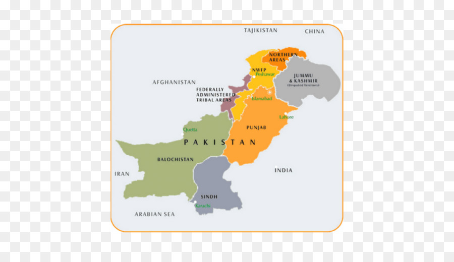 Mappa del mondo Balochistan, Pakistan Cartografia Azad Kashmir - mappa