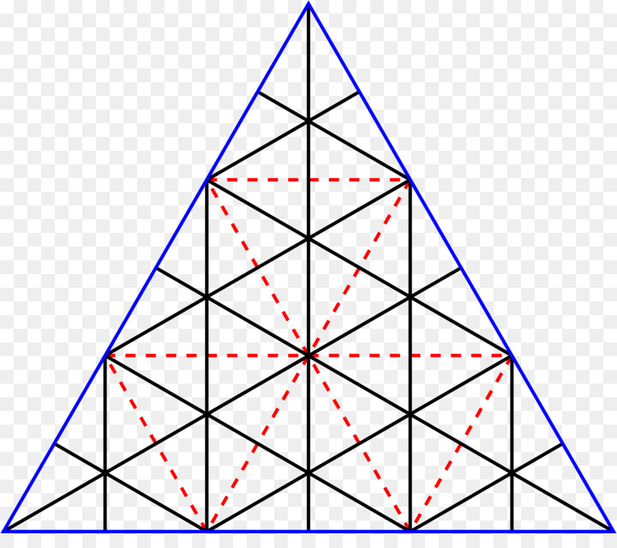 Dreieck, Punkt Symmetrie Muster - Dreieck