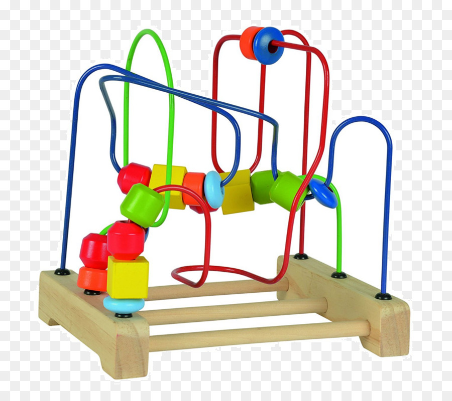 Spielzeug-block-Holz-Spiel-Puppe - Draht Labyrinth