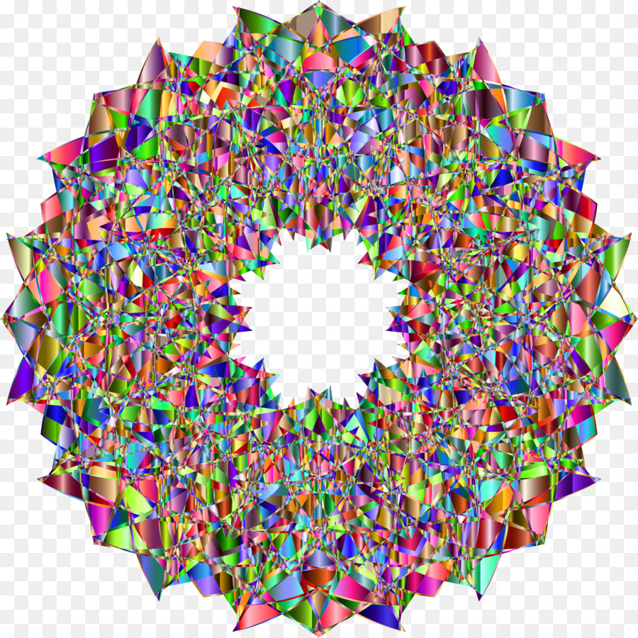 Symmetrie Linie Punkt Kaleidoskop-Muster - Linie