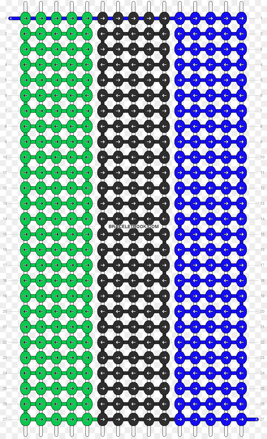 Aufkleber Freundschaft Armband Crochet Pattern - Design