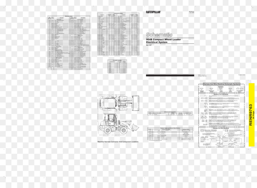 Caterpillar Inc. Schema di cablaggio formati di file Immagine Manuali del Prodotto - altri