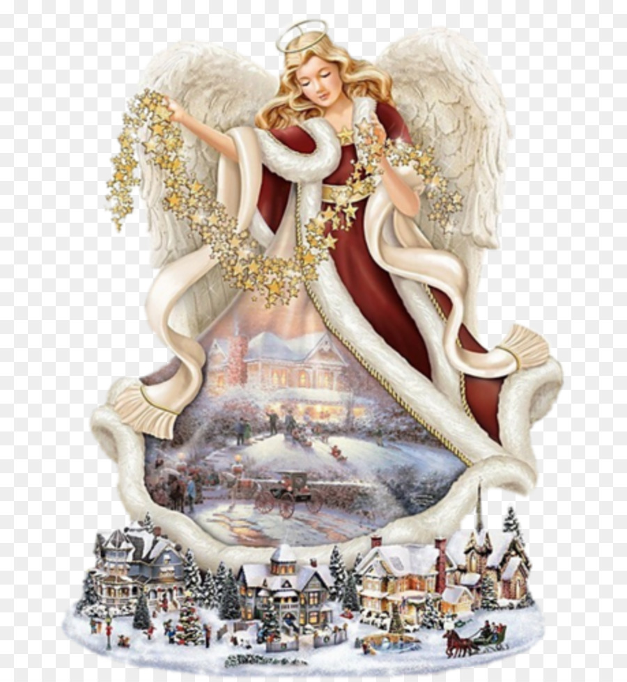 Angelo Cherubino Natale Pittura Figurine - angelo