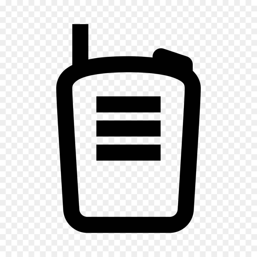 Walkie-talkie-Radio-Computer-Symbole Push-to-talk - Radio
