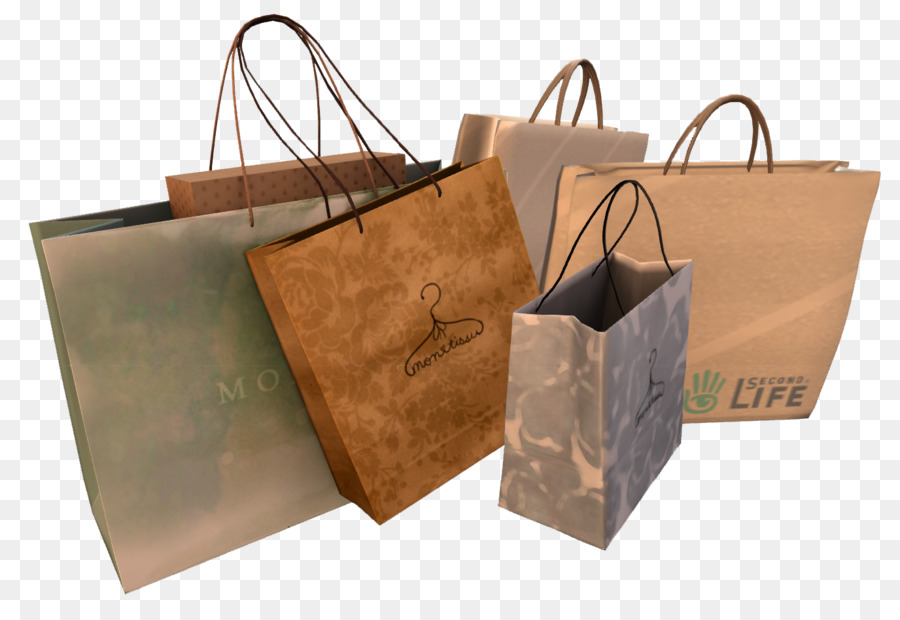 Tote bag Paper Shopping Bags & Trolleys Leder - Tasche
