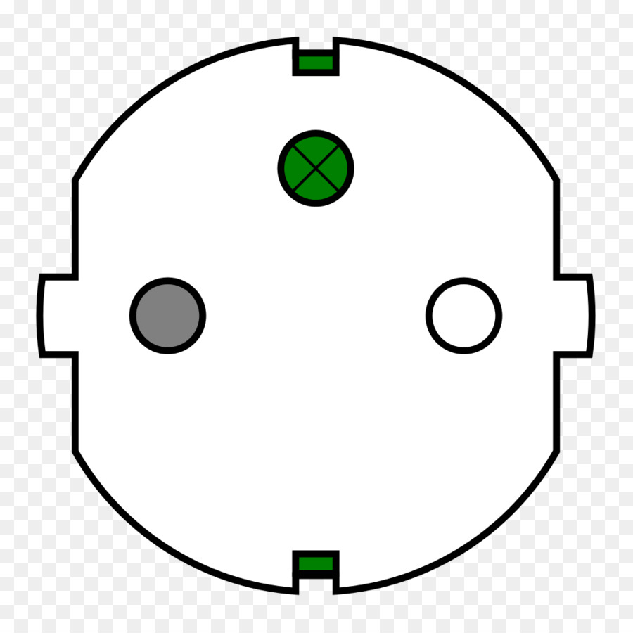 Kreis-Punkt-Grüner Winkel-clipart - Kreis