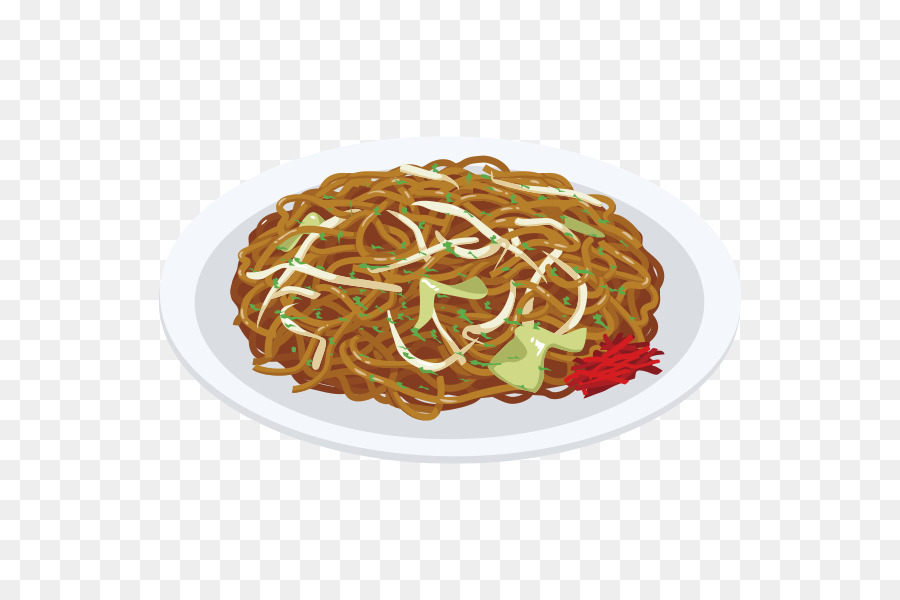 Chow mein chinesische Nudeln Yakisoba Gebratene Nudeln Spaghetti - zur Schule gehen