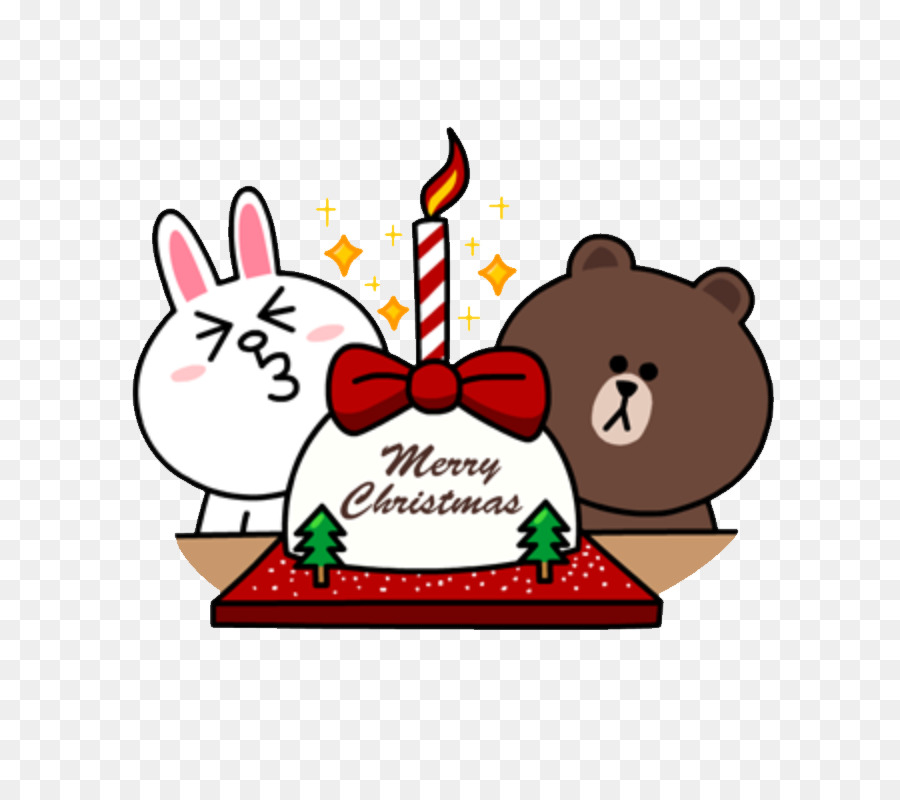 Linea di Compleanno di Amici di Natale Adesivo Clip art - compleanno