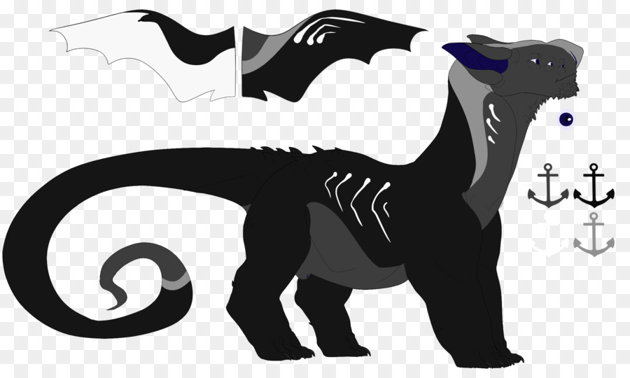 Cavallo Silhouette Dinosauro creatura Leggendaria Font - cavallo