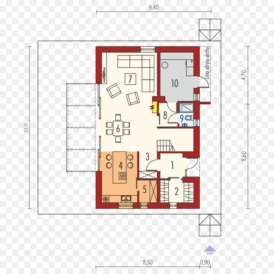 Sàn Nhà kế hoạch Phòng Andadeiro Bếp - Nhà