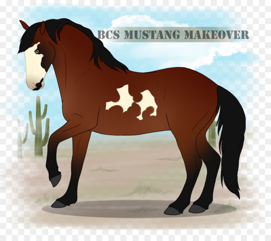 Stallone Mustang Mare Sfogo branco di animali - mustang