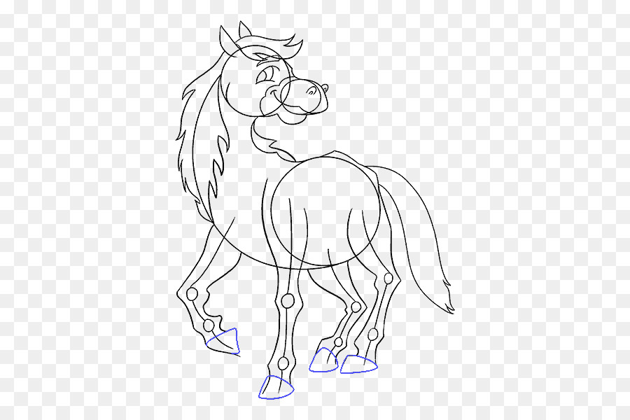 Zeichnung Pferd, Pferd Cartoon - Pferd