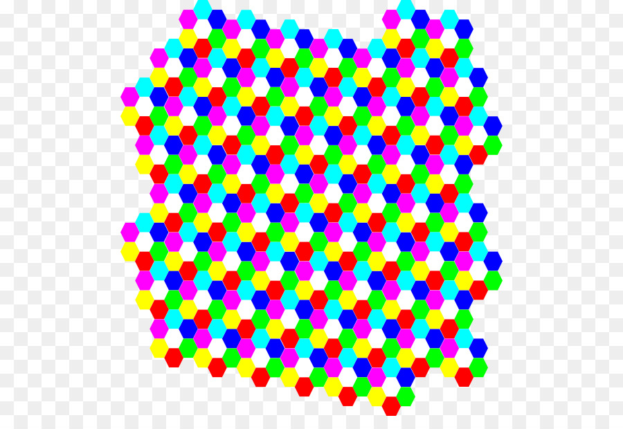 Hexagon Clip nghệ thuật - Hình lục giác đỏ