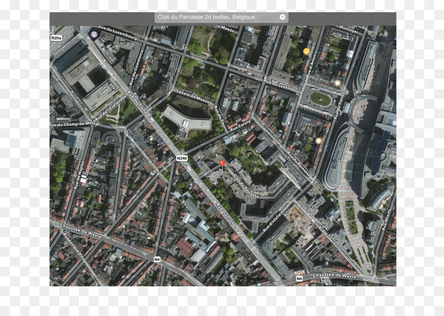 Bus Place du Luxembourg Rapid transit Karte Vorort - Bus