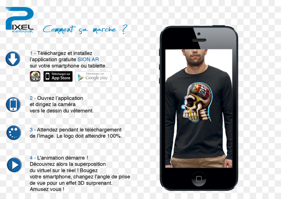 T-shirt Bluza Hoodie Augmented-reality-Ärmel - T Shirt