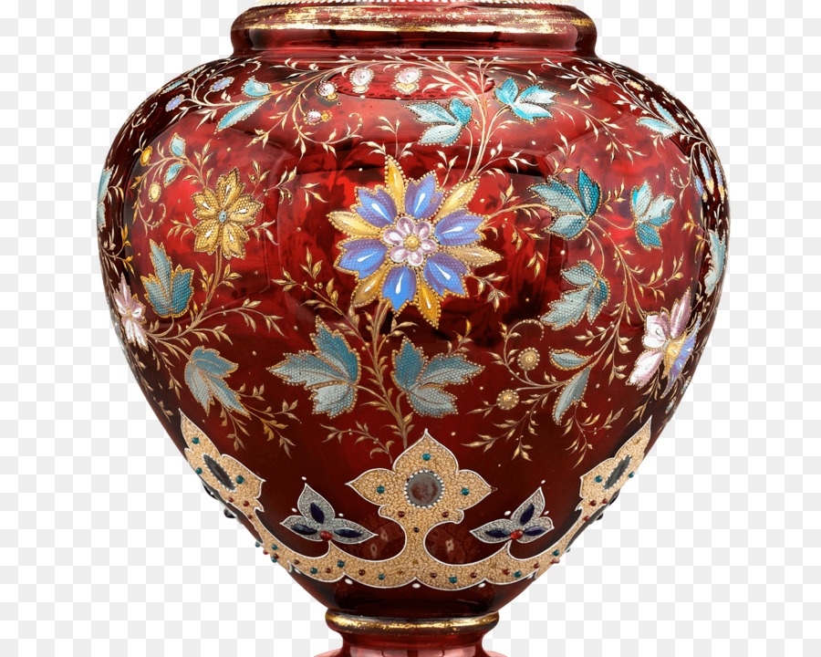 Vase Keramik Urne, Kobalt blau - Vase