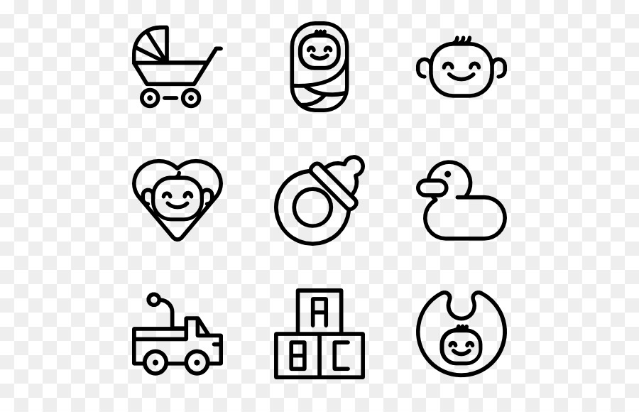 Computer Symbole der Benutzeroberfläche Symbol clipart design - baby Bild