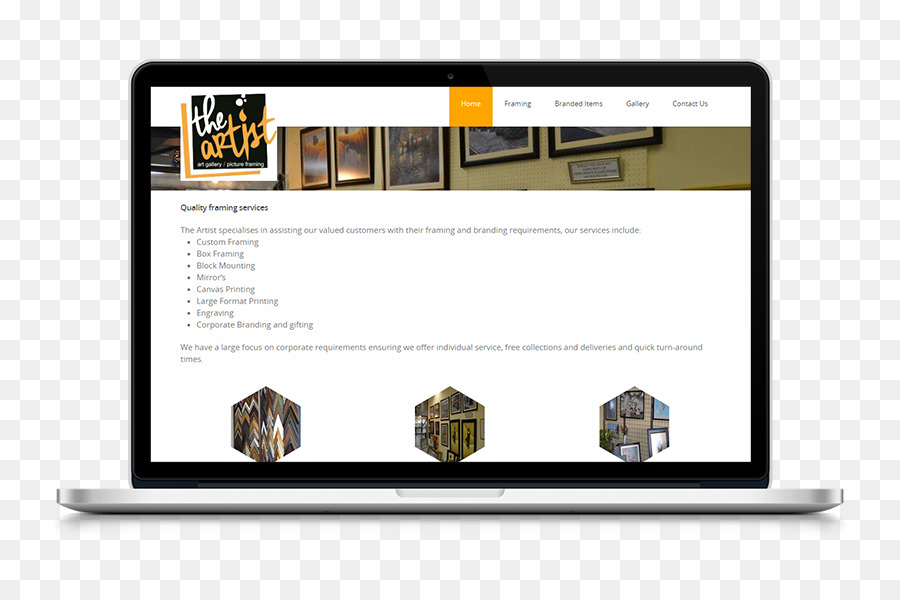 Web design pagina Web del Brand - Design