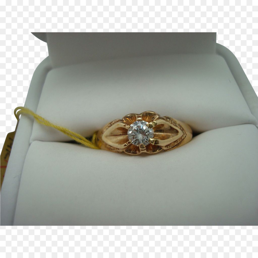 Ring Karat Diamant Rechteck - Ring