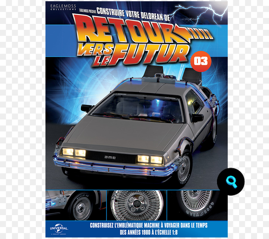 Dr. Emmett Brown Universal Pictures macchina del tempo DeLorean di Ritorno al Futuro Auto - DeLorean