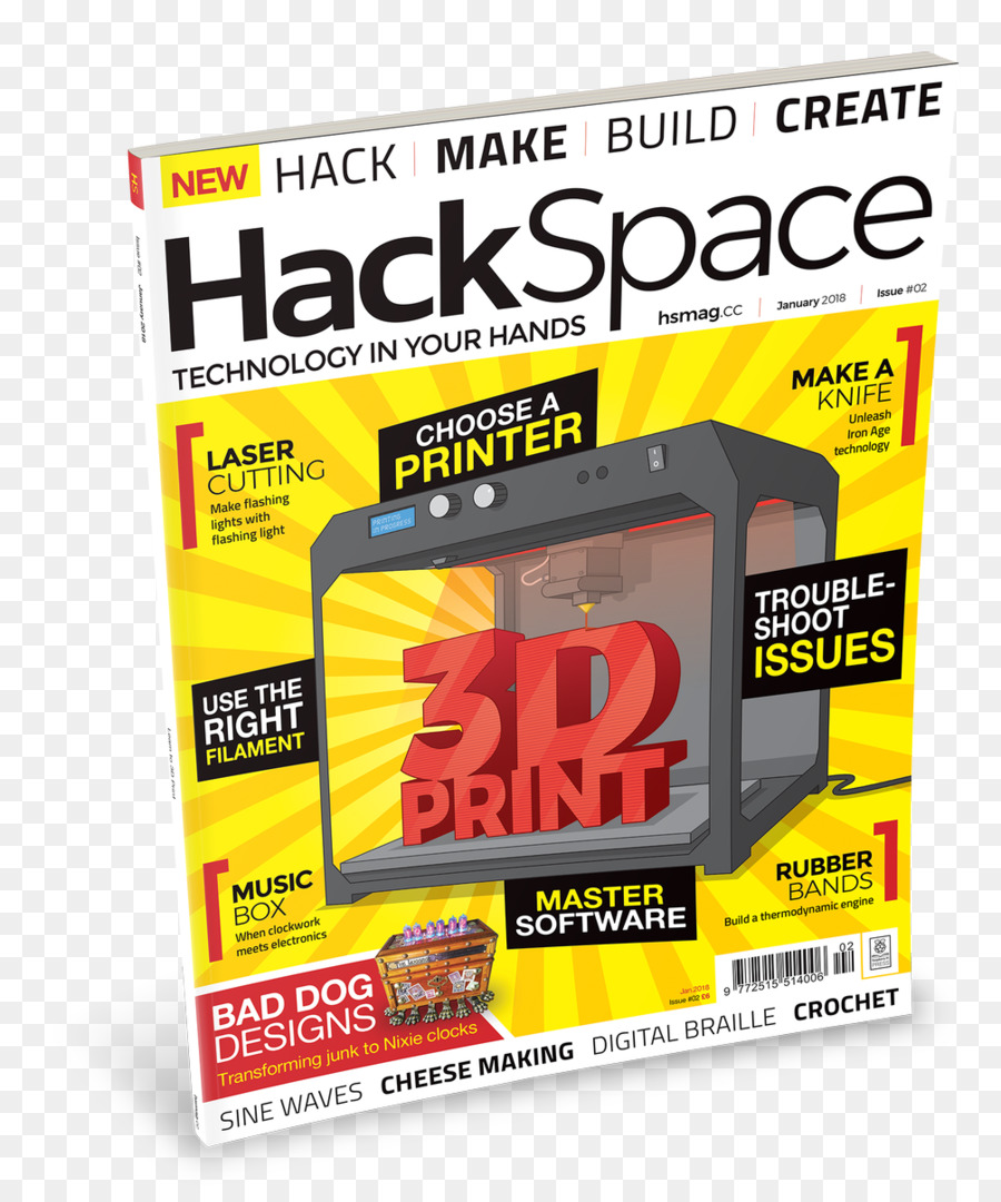 Hackerort Marke Magazin Raspberry Pi Font - Käse