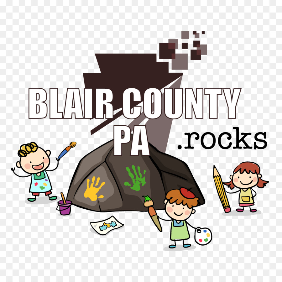 Rock Keystone Web-Studios Blair County, Pennsylvania, Malerei - Karikatur Felsen