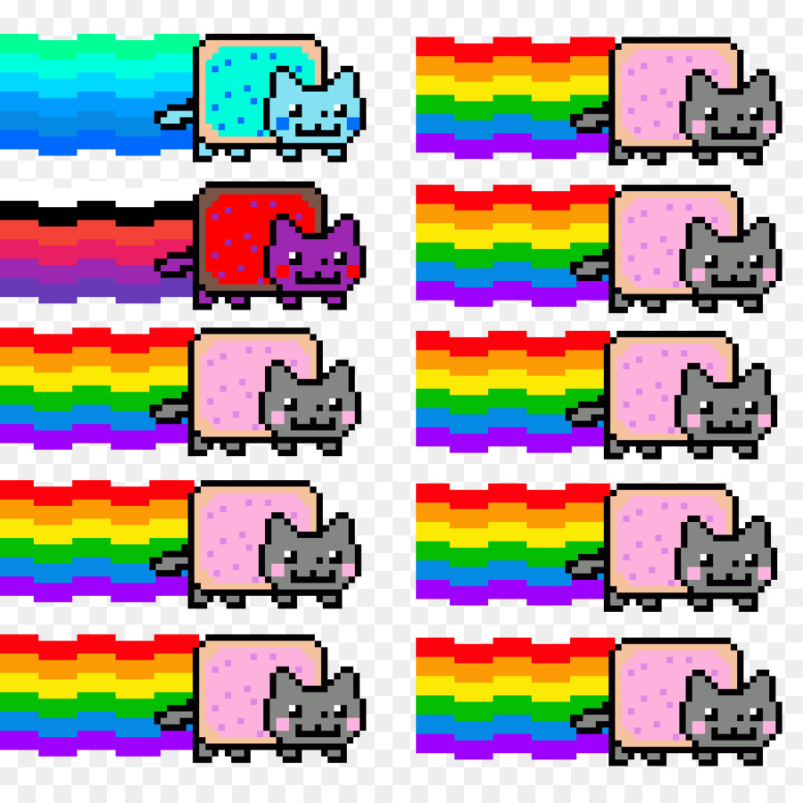 Nyan Cat Disegno Arte Flowey - poppys