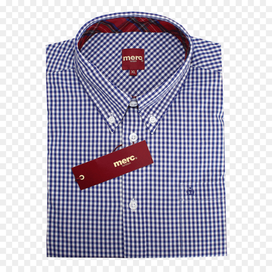Kleid shirt Kragen Plaid Button-Hülse - Kleid shirt