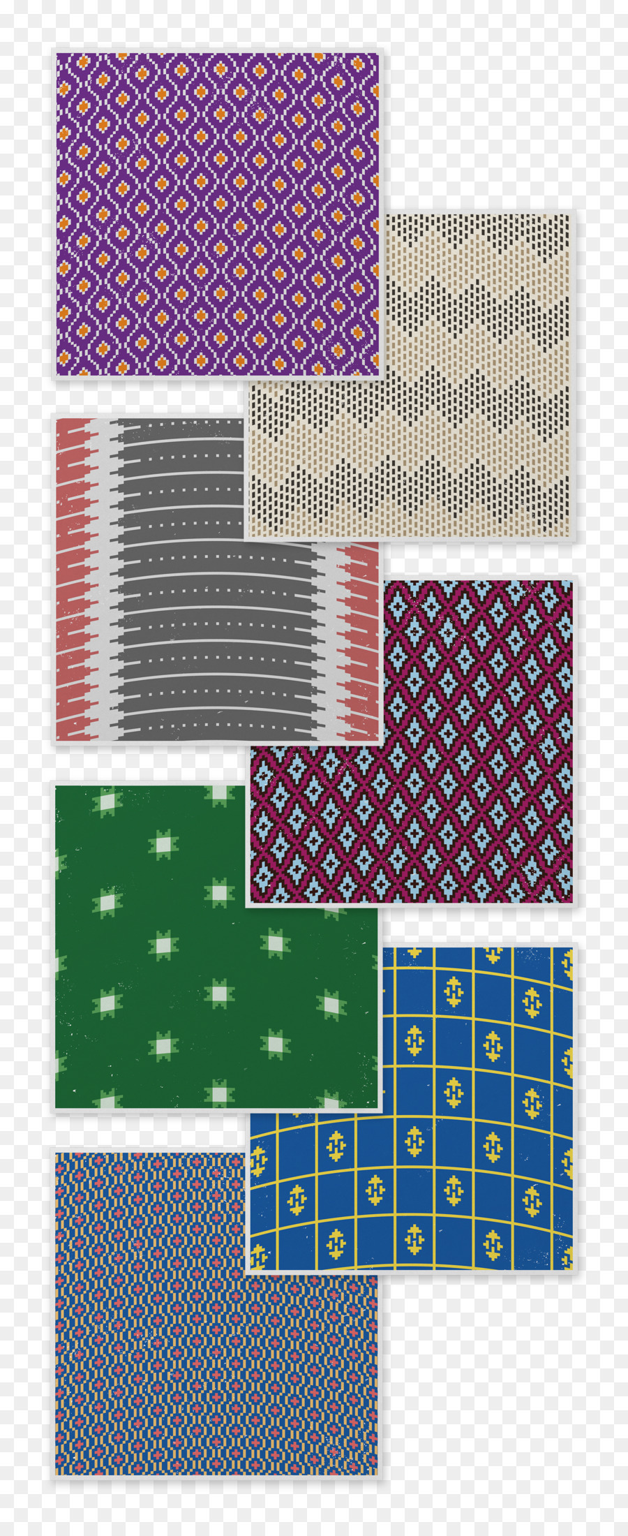 Textile Kette und Schuss-Poster-Muster - Design