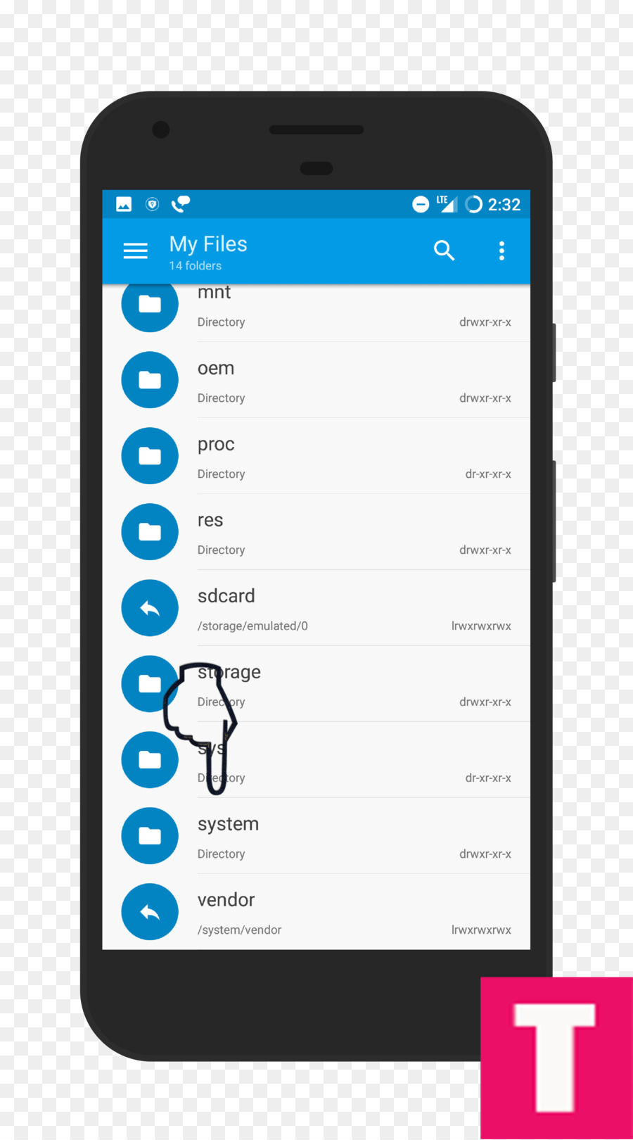 Smartphone telefono cellulare Android File manager - smartphone