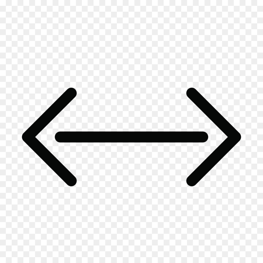 Computer le Icone Simbolo di una Freccia piano Orizzontale Clip art - freccia