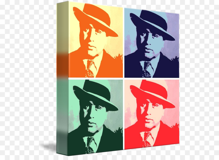 Fedora-Pop-art-Galerie-wrap - Al Capone