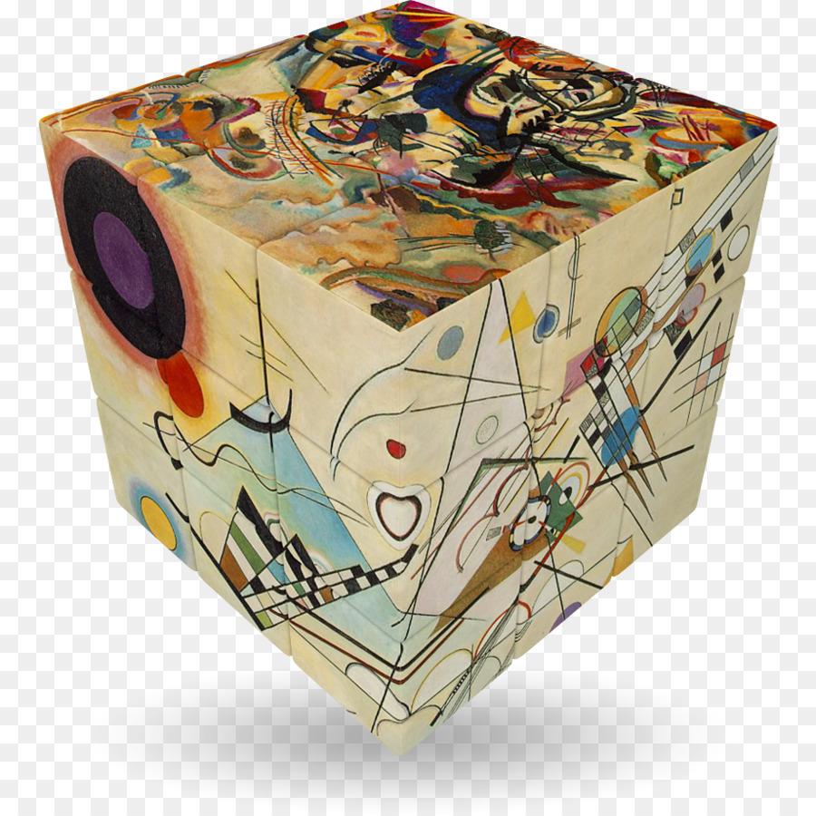 V-Cube 7 Dipinto Composizione 8 Arte - Cubo Design