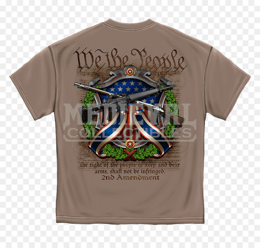 T-shirt Áo sửa Đổi thứ Hai để Hiến pháp Hoa Kỳ Tay Mũ - sửa đổi thứ hai
