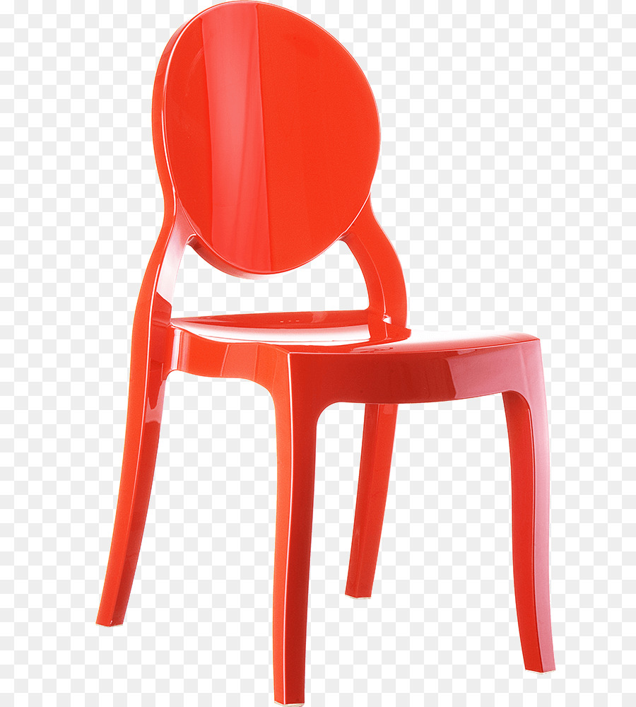 Stuhl-Kunststoff-Rot-Möbel-Tabelle - Stuhl