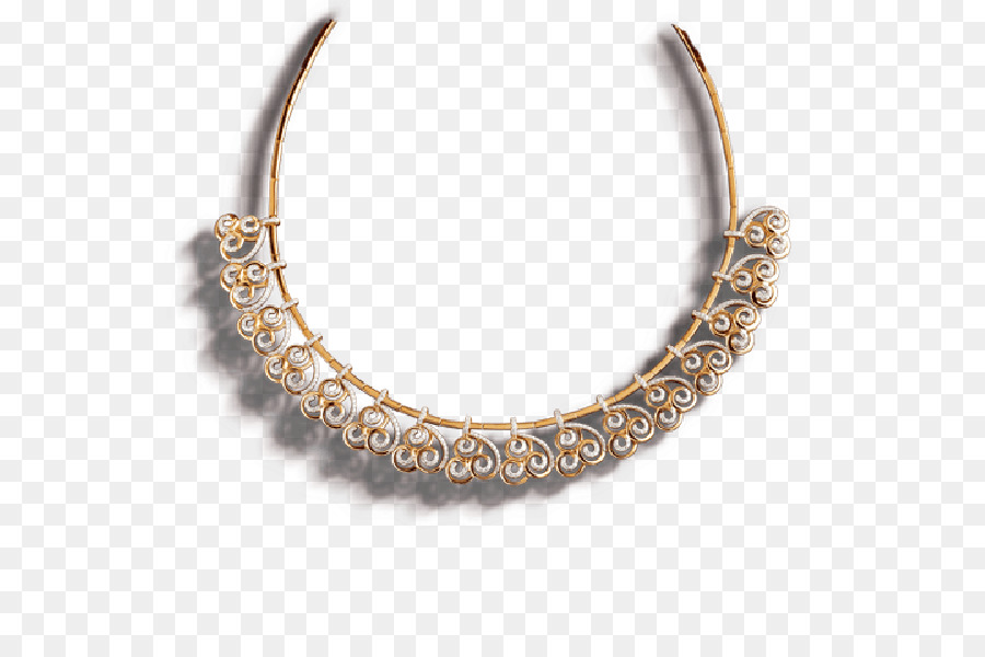 Halsketten-Schmuck-Edelstein-Diamant-Gold - Halskette