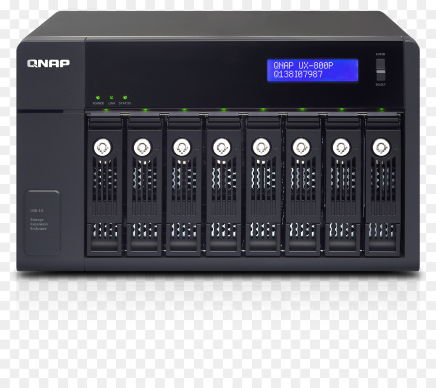 QNAP Systems, Inc. USB 3.0 Sistemi di Archiviazione di Rete QNAP UX-500P Serial ATA - USB