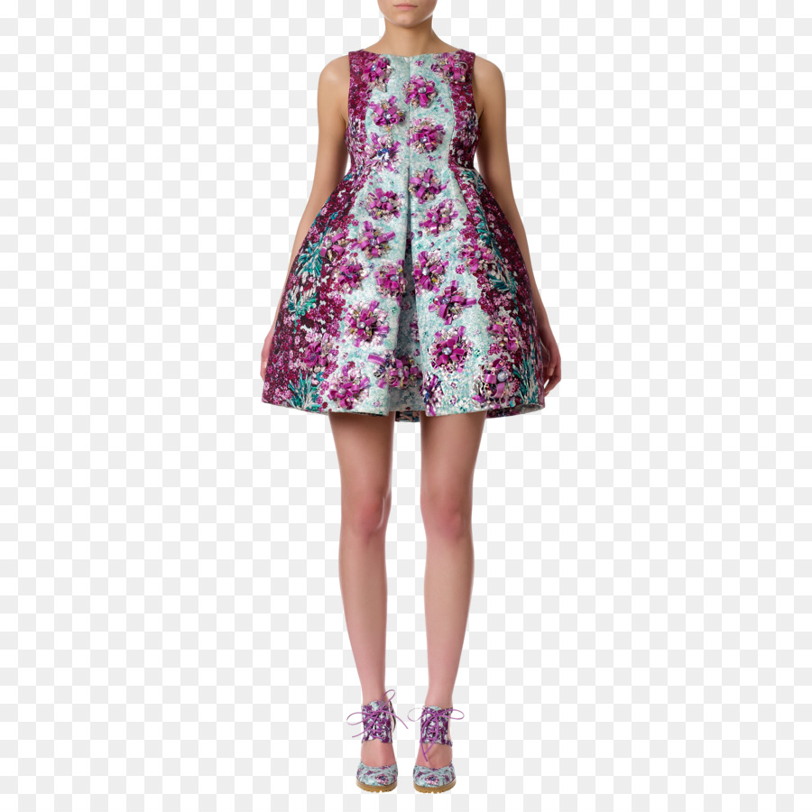 Cocktail-Kleid Cocktail-Kleid Mode-Muster - Kleid