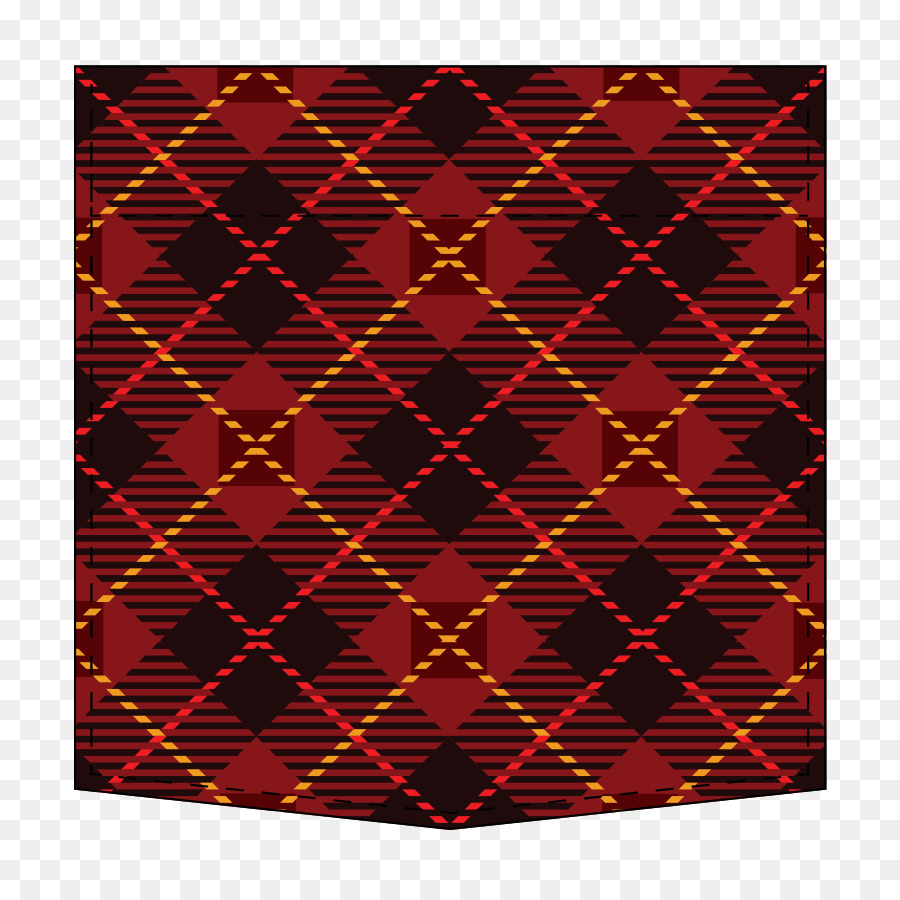 Simmetria metro Quadrato Modello - plaid rosso