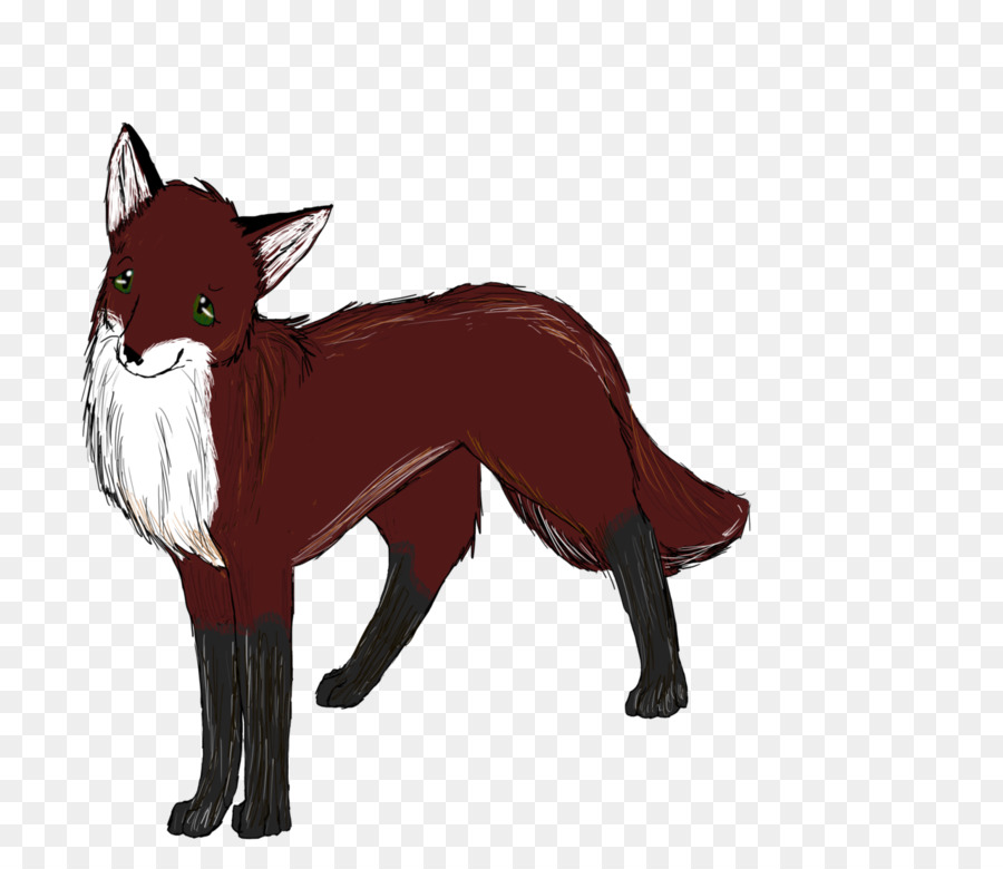 Đỏ fox con Chó hoang Dã Mõm - Con chó