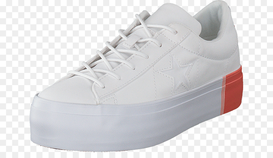Weiße Converse Sneaker Schuh Chuck Taylor All-Stars - Weißen Mohn