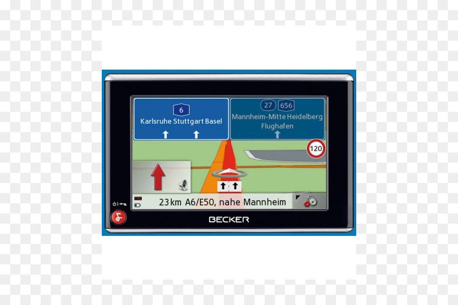 Automotive navigation system Display Gerät Becker Traffic Assist Z 108 Traffic message channel - Becker